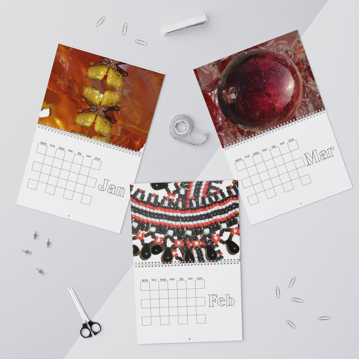 Warm Crystalline, Wall Calendars 2025