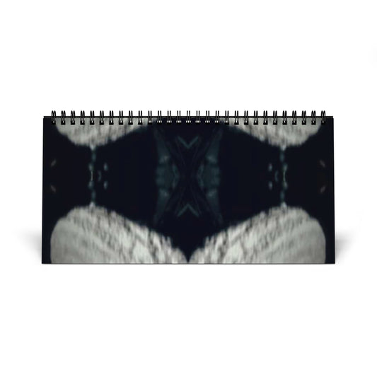 Artistic 2026 Desktop Calendar - Abstract Design