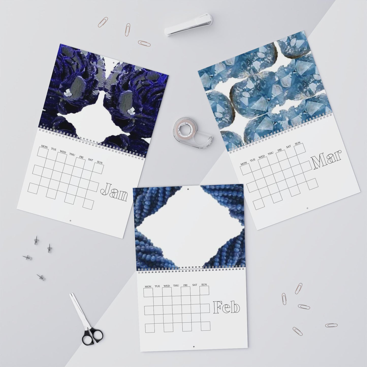 Cool Crystalline, Wall Calendars for 2025