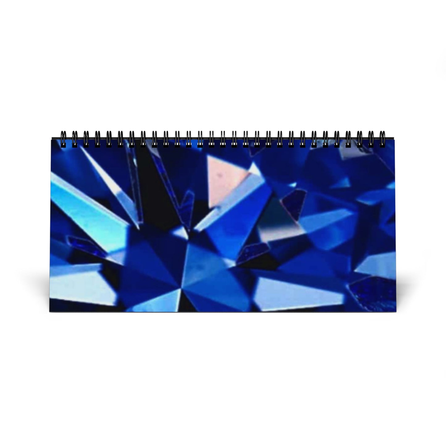 Stylish 2026 Desktop Calendar with Elegant Blue and Stone Designs