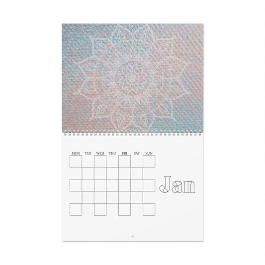 Elegant Blank Wall Calendar - Minimalist Design for Home or Office, Personalized Monthly Planner, Gift Idea, Stylish Scheduling